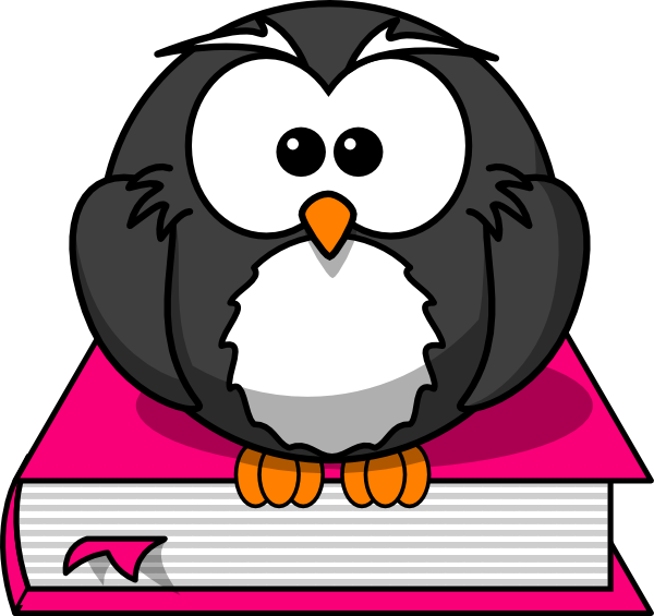 owl with book clipart - photo #16