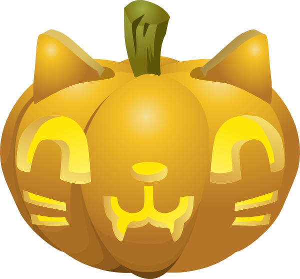 Carved Pumpkins Lit Clip Art at Clker.com - vector clip art online