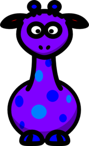 Baby Giraffe2 Clip Art