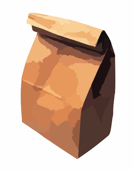 brown bag clip art free - photo #19