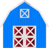 Blue Barn Clip Art