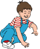 Boy Striped Shirt Clip Art