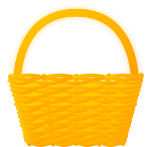 Basket of Oranges Clip Art