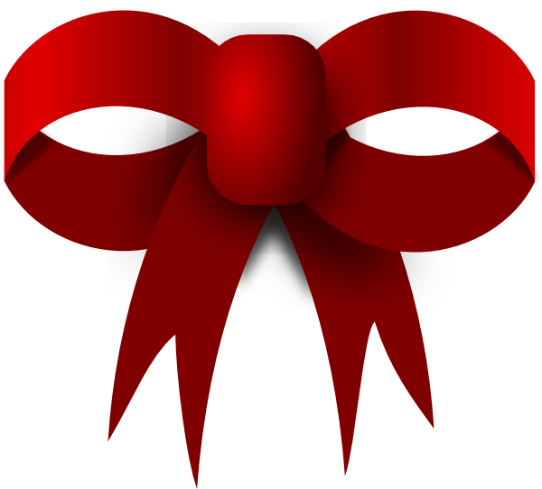 big red bow clipart - photo #11