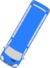 Blue Bus - 240 Clip Art