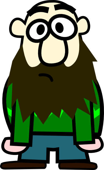 Bald Man With Beard Cartoon Clip Art at  - vector clip art online,  royalty free & public domain