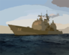 Uss Philippine Sea (cg 58) Conducts Work-ups Clip Art