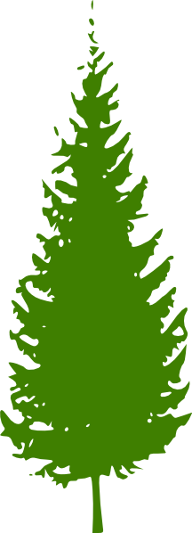 Green Pine Tree Clip Art at Clker.com - vector clip art online, royalty
