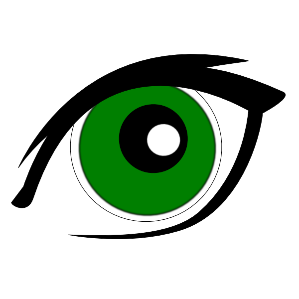 clipart green eyes - photo #18