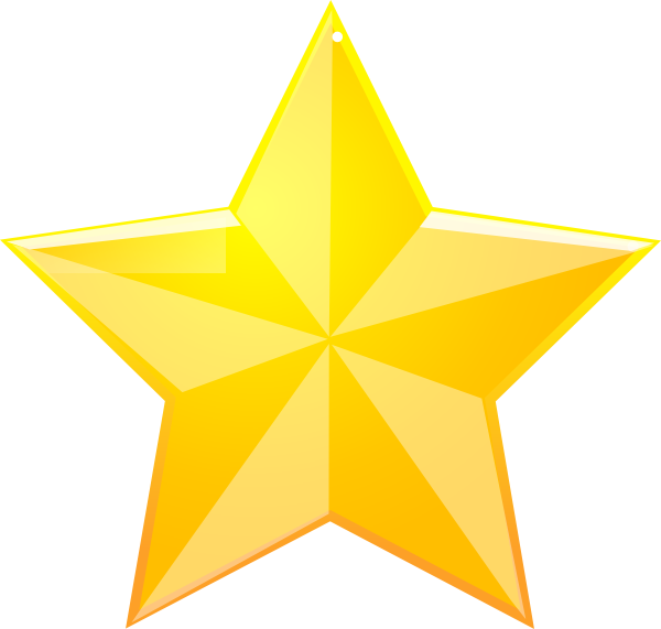 free clip art yellow star - photo #20
