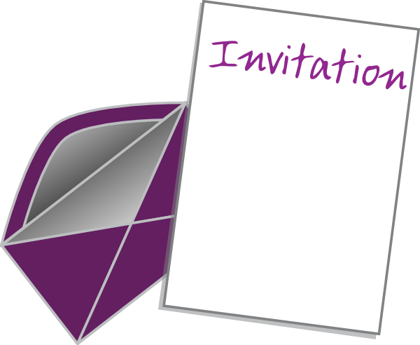 clipart animé invitation - photo #19