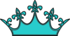 Teal Wears The Crown Clip Art