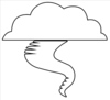 Tornado Outline Clip Art