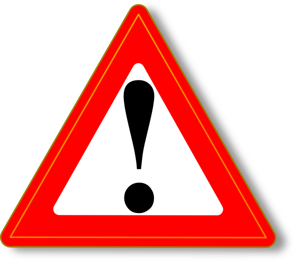 warning clip art - photo #8