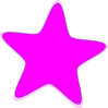 Pink Star Clip Art