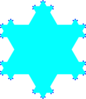 Snow Flake Cartoon Clip Art