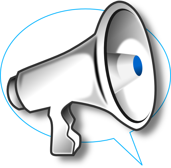 clipart megaphone free - photo #35