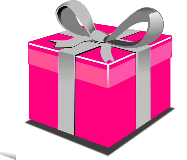 Pink Present Box Clip Art at Clker.com - vector clip art online