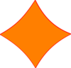 Orange Triangle Clip Art