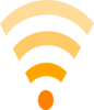 Orange Wifi For List-style Clip Art