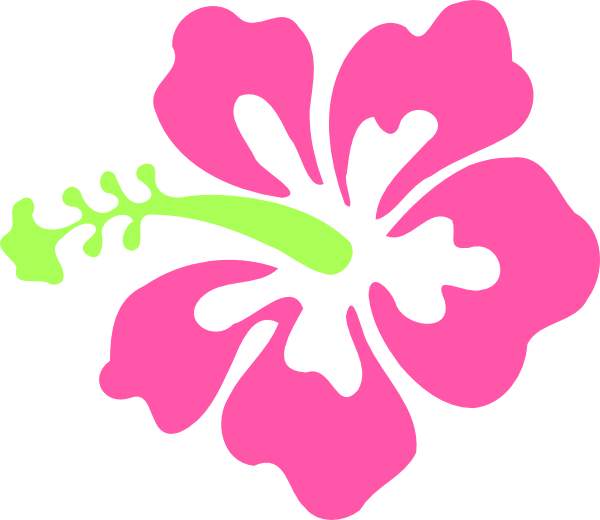 Pink Hibiscus Clip Art at Clker.com - vector clip art online, royalty