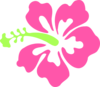 Pink Hibiscus Clip Art