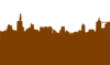 Brownskyline Clip Art