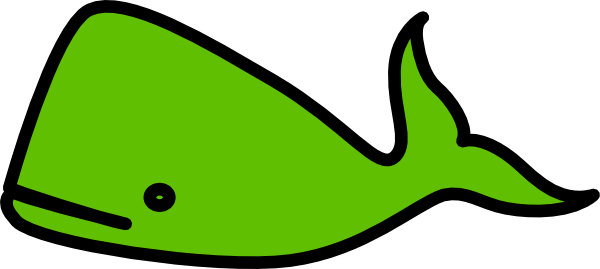 green whale clip art - photo #3