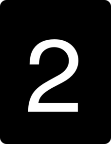 Number 2 Black Box Clip Art at Clker.com - vector clip art online