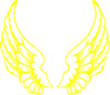Yellow Wings Clip Art