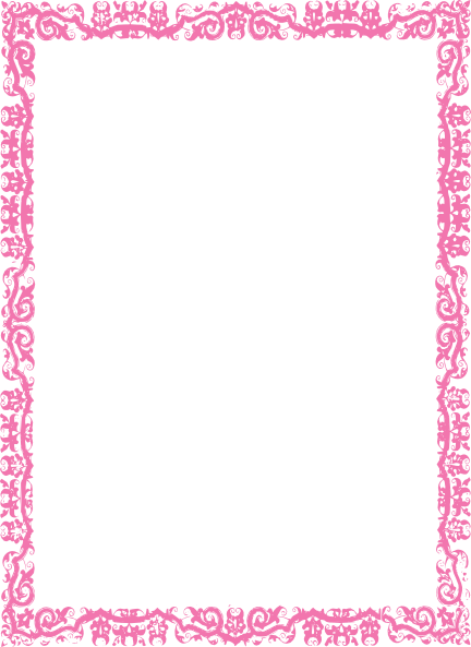 clip art frames pink free - photo #20