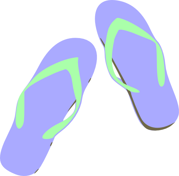 Flip Flops Clip Art at Clker.com - vector clip art online, royalty free