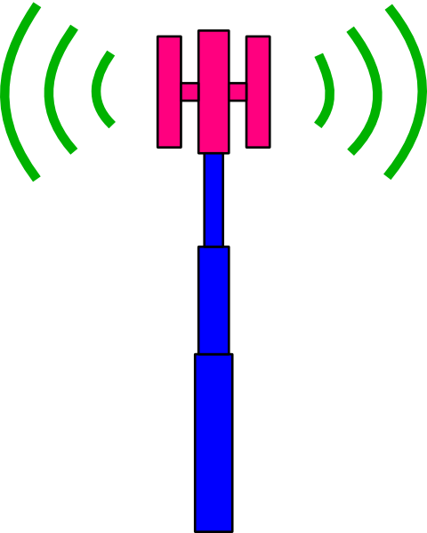 Cellular Tower Clip Art at Clker.com - vector clip art online, royalty