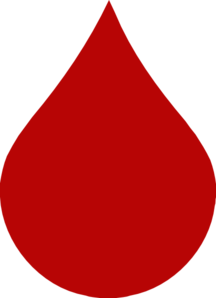 Red Blood Drop Clip Art