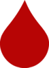 Red Blood Drop Clip Art