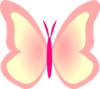 Bright Butterfly Clip Art