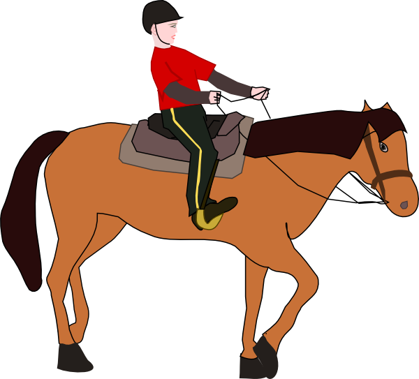 Horse Riding Lesson Clip Art at Clker.com - vector clip art online, royalty  free & public domain