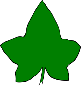 Ivy Leaf Big Green 3 Clip Art