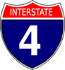 I-4 Sign Clip Art