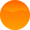 Orange Button 3 Clip Art