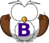 B Owl Clip Art