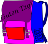 Guten Tag Backpack Clip Art