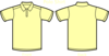 Poloshirt Yellow Clip Art