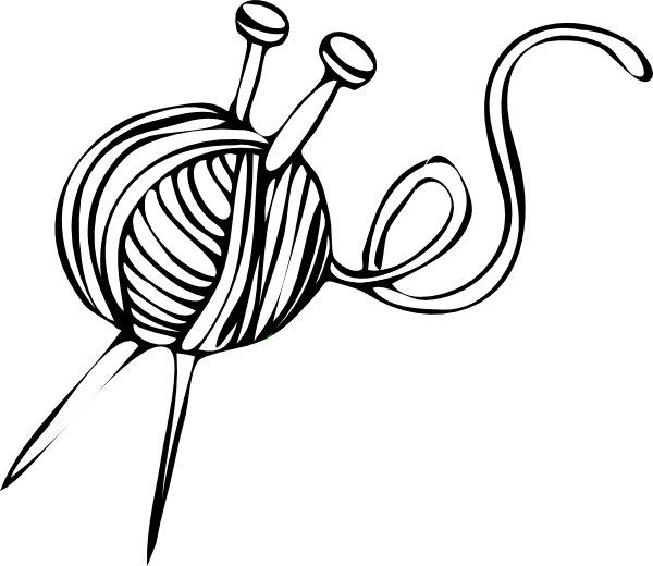 free clip art knitting yarn - photo #9