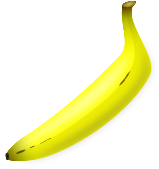 yellow banana clipart - photo #2