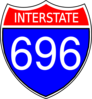 I-696 Sign Clip Art