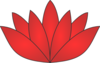 Red Lotus Clip Art