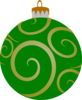 Green Decorative Ornament Clip Art