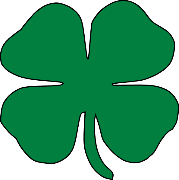 clipart four leaf clover - photo #26