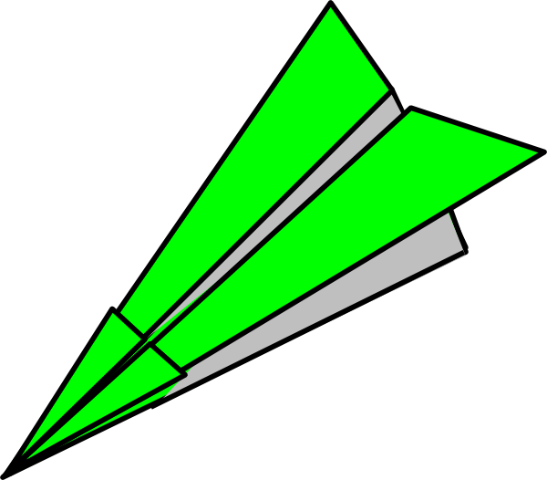 paper airplane clipart - photo #1